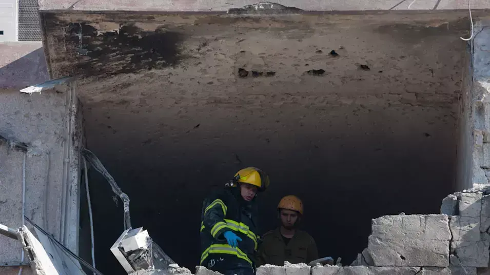 בית שנפגע מפגיעת רקטה בקרית מלאכי בית שנפגע מפגיעת רקטה בקרית מלאכי