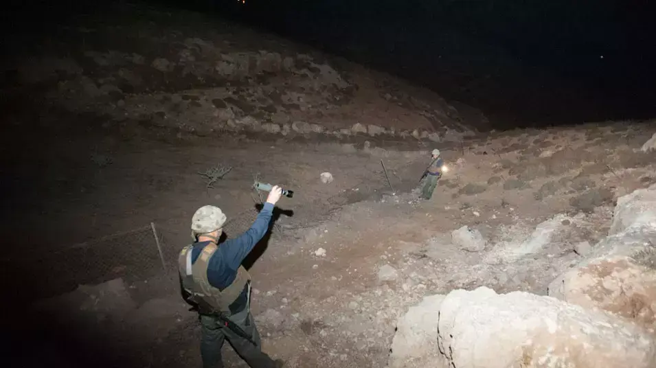 רקטה נפלה באזור גוש עציון, נובמבר 2012 רקטה נפלה באזור גוש עציון, נובמבר 2012