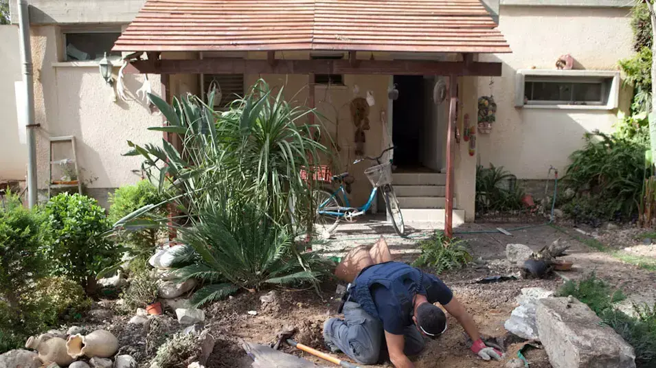 רקטה נפלה בקיבוץ במועצה אזורית אשכול, נובמבר 2012
