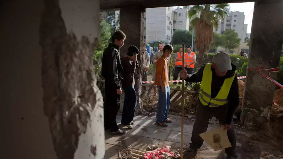 נפילת רקטה בבאר שבע, נובמבר 2012 נפילת רקטה בבאר שבע, נובמבר 2012