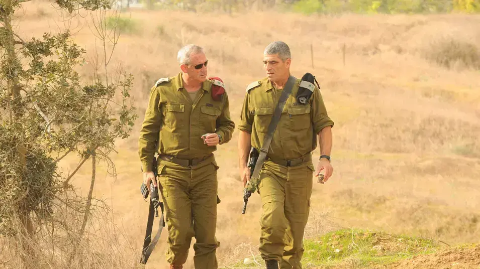 תדרוך רמטכ"ל של מחט"ים בשטחי הכינוס בדרום,נובמבר 2012 תדרוך רמטכ"ל של מחט"ים בשטחי הכינוס בדרום,נובמבר 2012