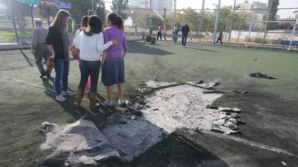 פגיעת רקטה בבניין בבאר שבע, נובמבר 2012 פגיעת רקטה בבניין בבאר שבע, נובמבר 2012