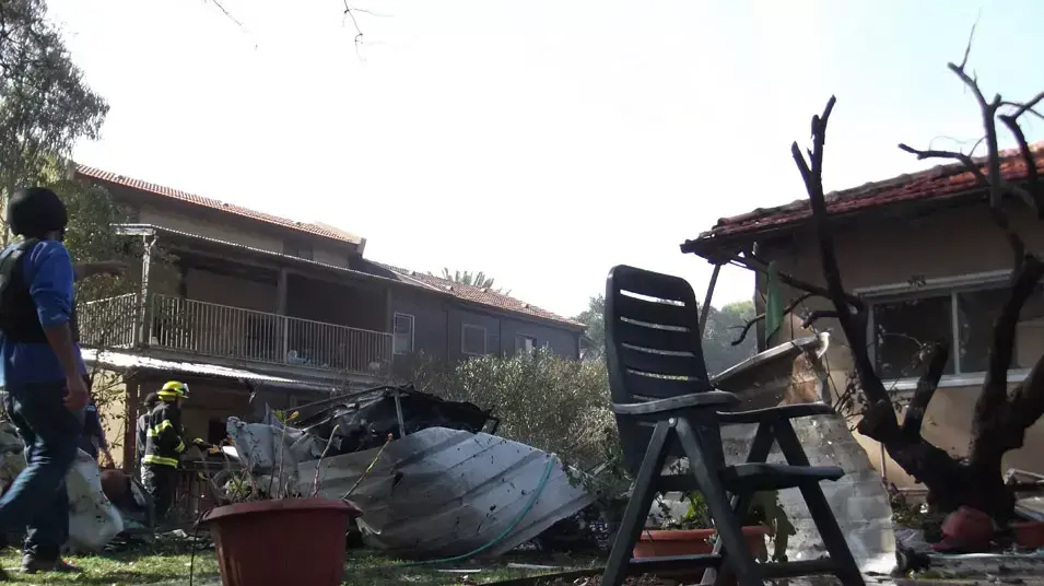 פגיעה ישירה של רקטה בבאר טוביה פגיעה ישירה של רקטה בבאר טוביה
