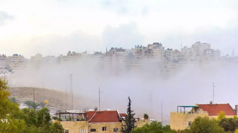 החורף חזר גשם במעלה אדומים החורף חזר גשם במעלה אדומים