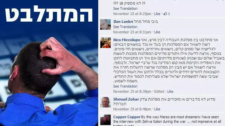 ניקו מקולופו כותב למדור "המתלבט" בעמוד הפייסבוק של וואלה! חדשות ניקו מקולופו כותב למדור "המתלבט" בעמוד הפייסבוק של וואלה! חדשות