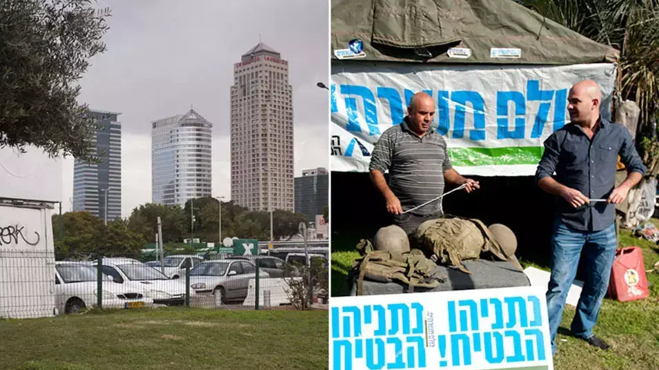 מאהל הפראיירים פורק תוך יממה: "בגלל הגשם"