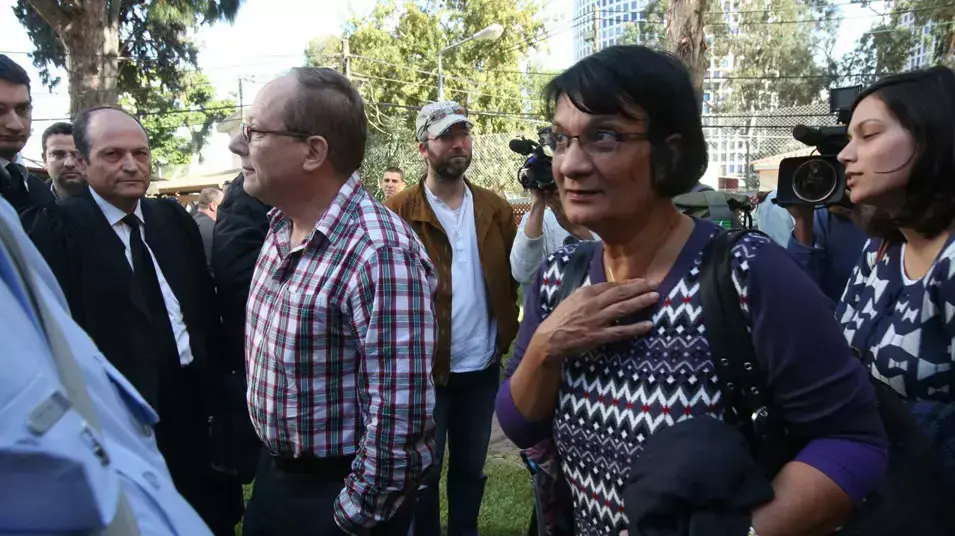 רחל ולאון וקסמן הוריו של החייל אסף וקסמן ז"ל בהכרעת הדין למפקדיו של וקסמן, דצמבר 2012 רחל ולאון וקסמן הוריו של החייל אסף וקסמן ז"ל בהכרעת הדין למפקדיו של וקסמן, דצמבר 2012