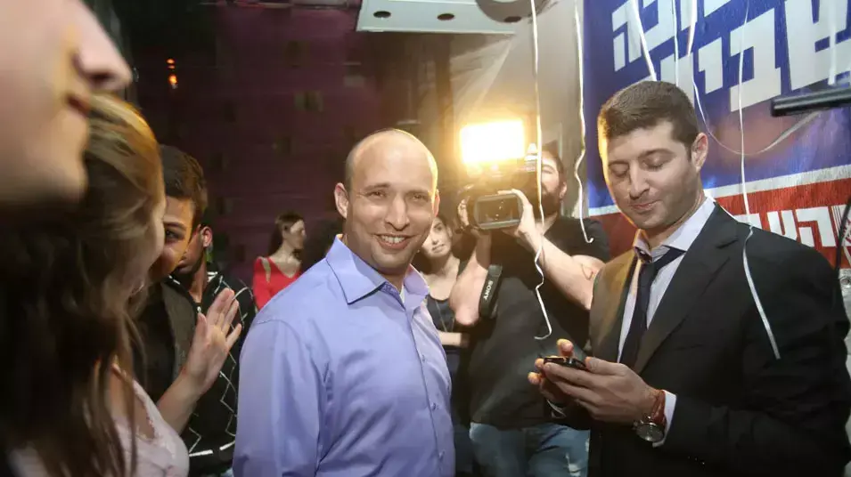 נפתלי בנט במסיבה למען הדמוקרטיה, דצמבר 2012 נפתלי בנט במסיבה למען הדמוקרטיה, דצמבר 2012