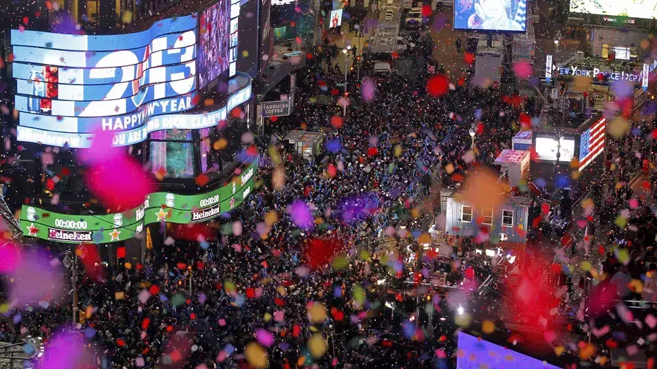 חגיגות השנה החדשה בכיכר טיימס בניו יורק, 01/01/13 חגיגות השנה החדשה בכיכר טיימס בניו יורק, 01/01/13