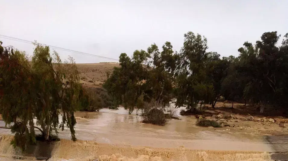 שיטפונות בדרום, צילום מנחל רביבים שהוצף שיטפונות בדרום, צילום מנחל רביבים שהוצף