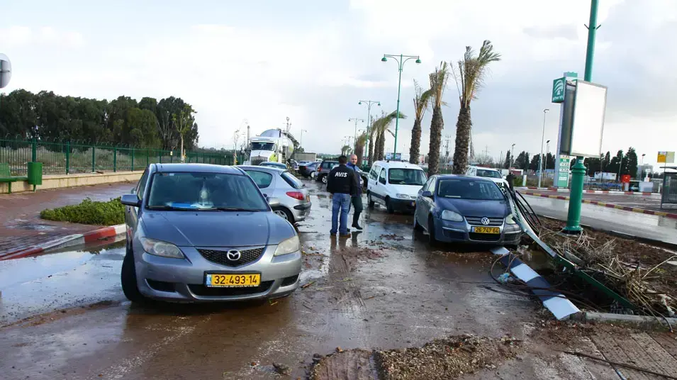 רחוב צה"ל בחדרה הבוקר, ינואר 2013 רחוב צה"ל בחדרה הבוקר, ינואר 2013