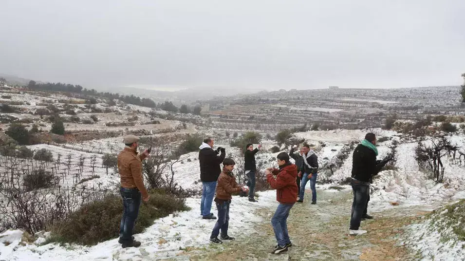 שלג בגוש עציון, ינואר 2013 שלג בגוש עציון, ינואר 2013