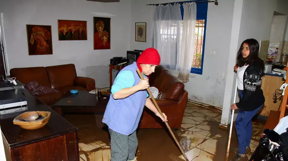 בית משפחת לוי ברחוב בורכוב בחדרה, ינואר 2013