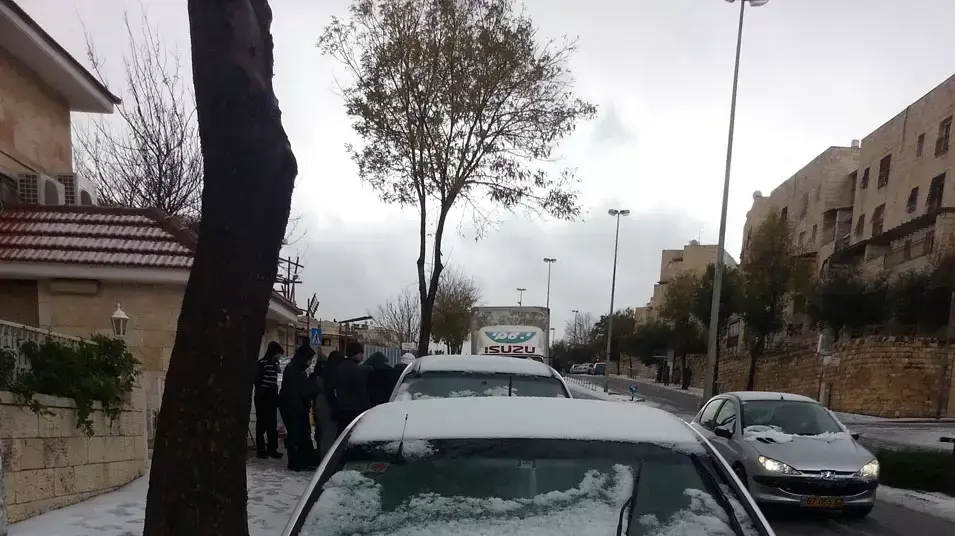 שלג בשכונת גילה ירושלים, 9 בינואר 2013 שלג בשכונת גילה ירושלים, 9 בינואר 2013