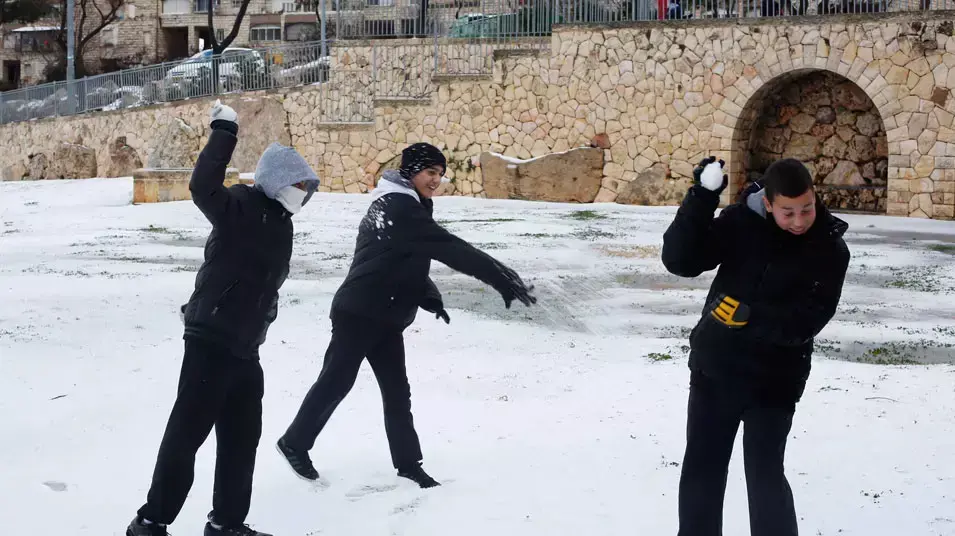 שלג בשכונת גילה בירושלים, ינואר 2013 שלג בשכונת גילה בירושלים, ינואר 2013