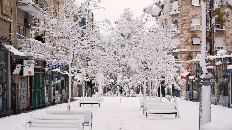 שלג במרכז ירושלים, ינואר 2013 שלג במרכז ירושלים, ינואר 2013