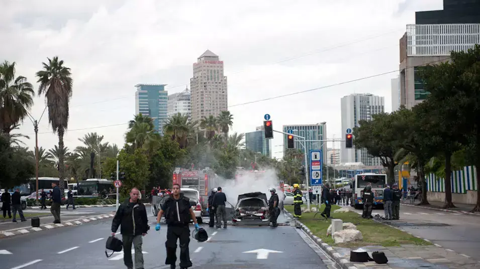פיצוץ ברכב בתל אביב, ינואר 2013 פיצוץ ברכב בתל אביב, ינואר 2013