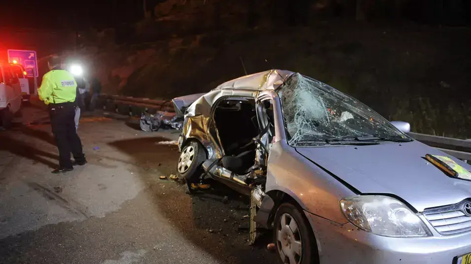 תאונת דרכים בכביש 6 מחלף קריית גת, ינואר 2013