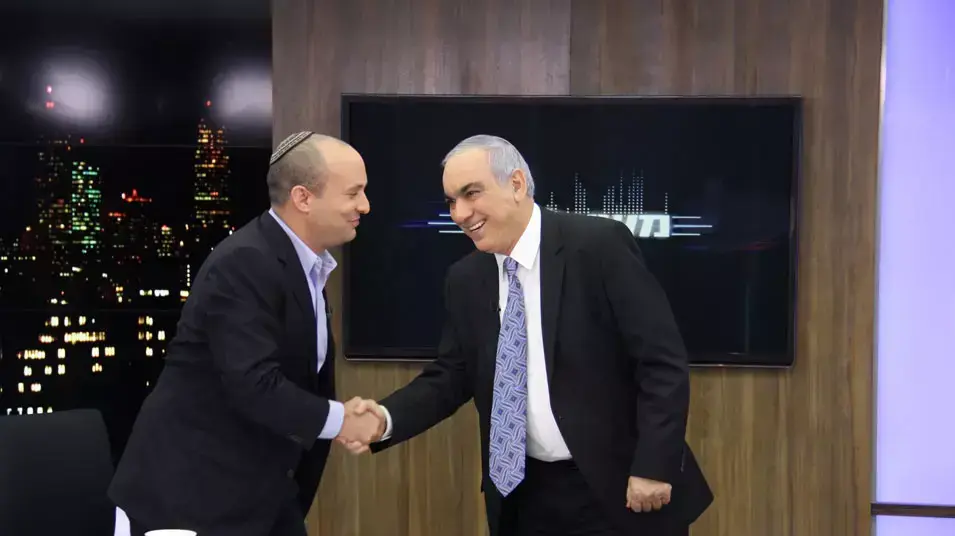 ניסים משעל ונפתלי בנט, ינואר 3013 ניסים משעל ונפתלי בנט, ינואר 3013
