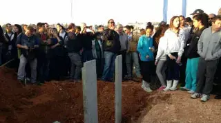 הלווייתו של רון נחמן באריאל, ינואר 2013 הלווייתו של רון נחמן באריאל, ינואר 2013