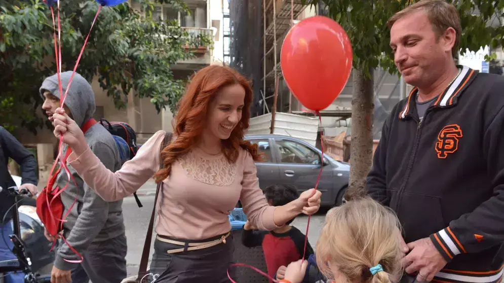 יו"ר העבודה שלי יחמוביץ' עם מירב מיכאלי, סתיו שפיר ונינו אבסדזה ברחוב יומיים לפני הבחירות, ינואר 2013 יו"ר העבודה שלי יחמוביץ' עם מירב מיכאלי, סתיו שפיר ונינו אבסדזה ברחוב יומיים לפני הבחירות, ינואר 2013