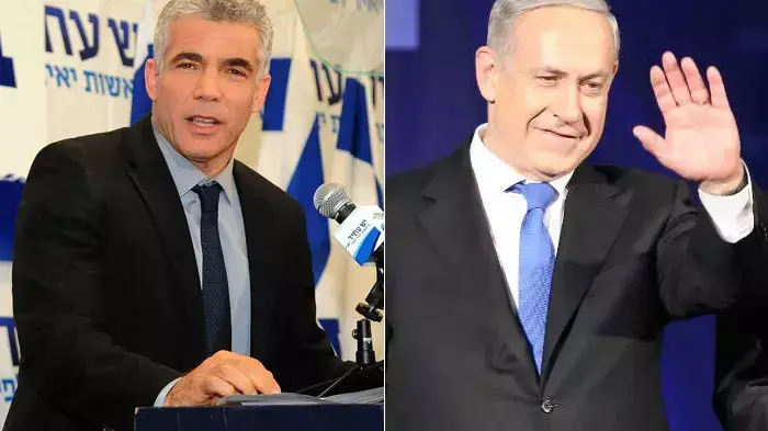 בנימין נתניהו, יאיר לפיד בנימין נתניהו, יאיר לפיד
