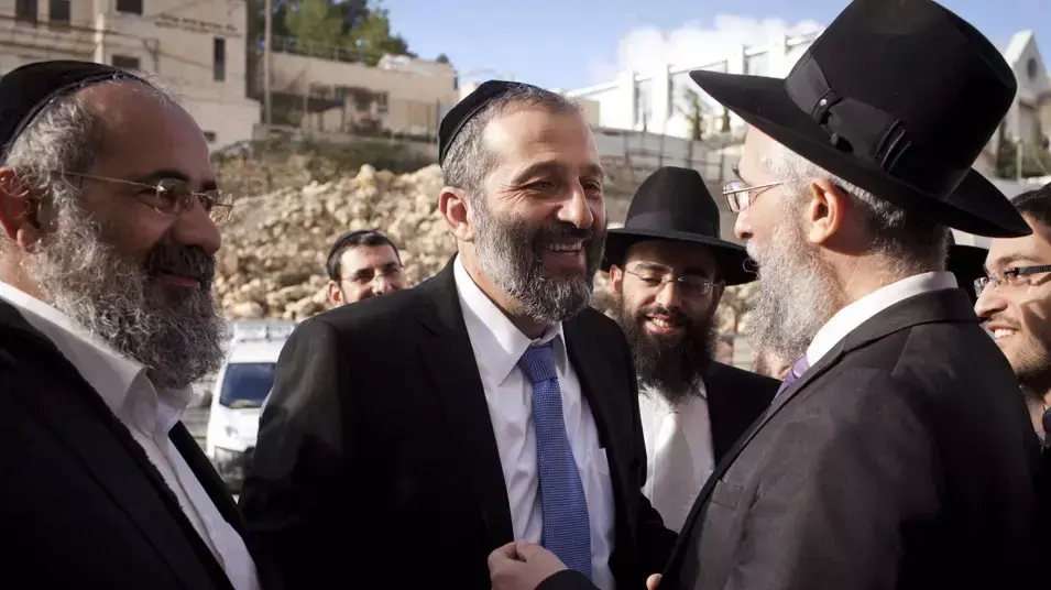 אריה דרעי בבוקר אחרי הבחירות, ינואר 2013 אריה דרעי בבוקר אחרי הבחירות, ינואר 2013