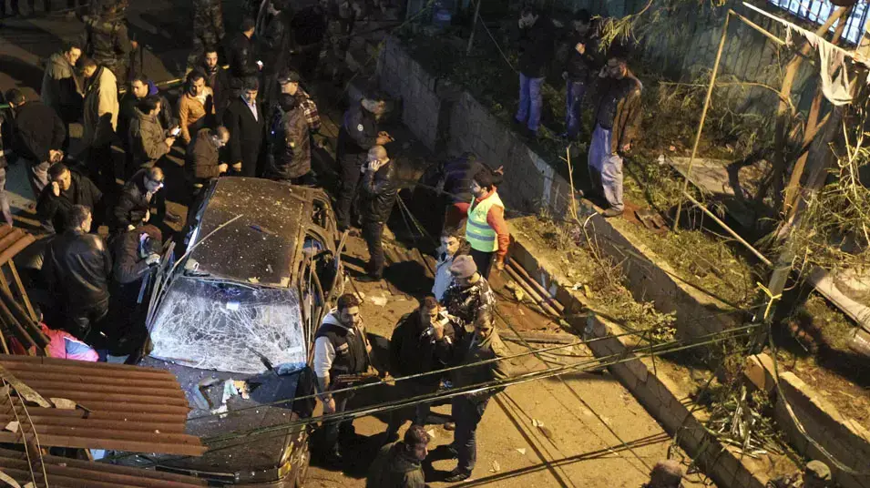 כלי רכב של איש חיזבאללה התפוצץ בביירות, 28 בינואר 2013 כלי רכב של איש חיזבאללה התפוצץ בביירות, 28 בינואר 2013