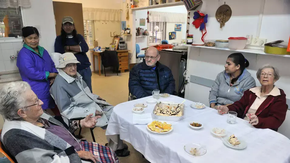 הבית הסיעודי של קיבוץ מעוז חיים, ינואר 2013