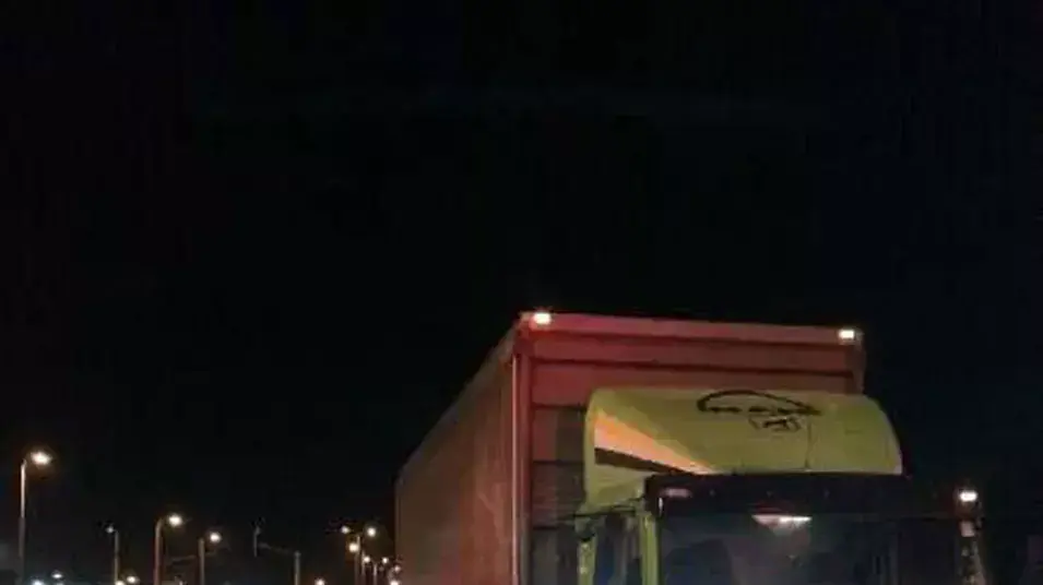 זירת תאונת דרכים קטלנית ליד לוד, פברואר 2013