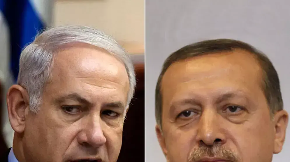 בנימין נתניהו מול רג'פ טייפ ארדואן