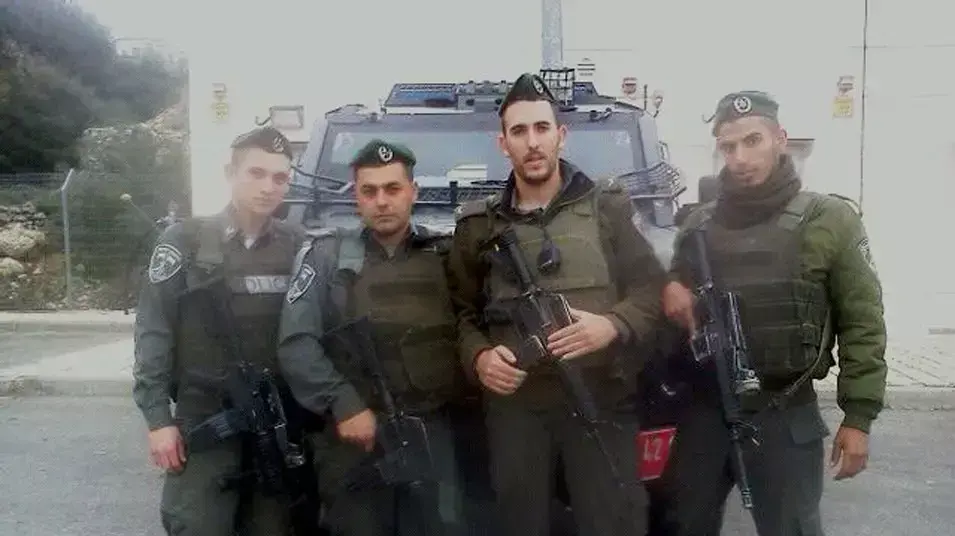 צוות לוחמי מג"ב שתפס את חוליית גנבי הרכב,  פברואר 2013