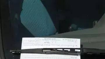 דוח חניה על רכב בתל אביב