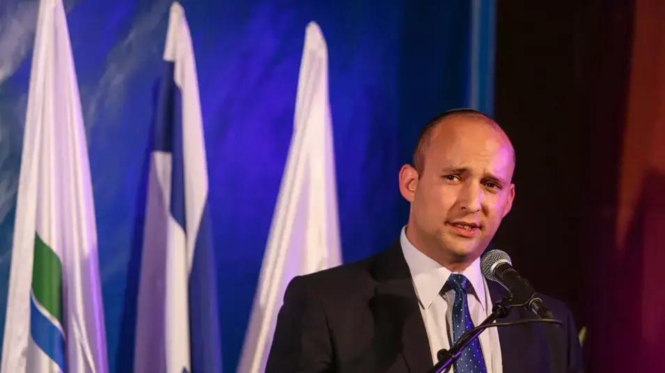 נפתלי בנט נואם בבנייני האומה בכנס הבית היהודי, פברואר 2013 נפתלי בנט נואם בבנייני האומה בכנס הבית היהודי, פברואר 2013