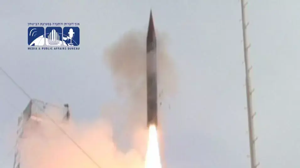 תיעוד: ניסוי שיגור מוצלח במערכת החץ 3
