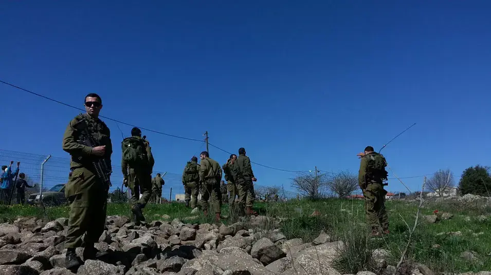 מיקום נפילת הפצמ"ר באלוני הבשן, פברואר 2013 מיקום נפילת הפצמ"ר באלוני הבשן, פברואר 2013