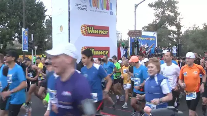 מעל 20 אלף רצים השתתפו במרתון ירושלים