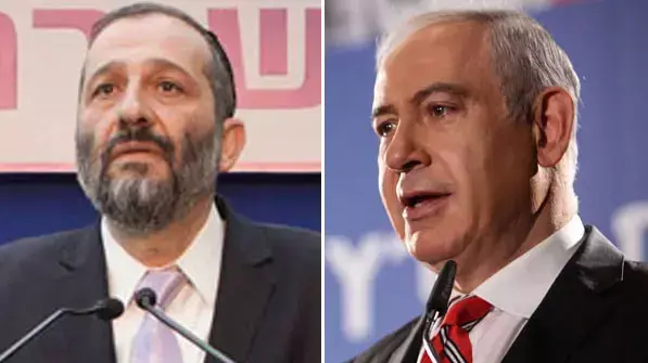 אריה דרעי נתניהו חצויה