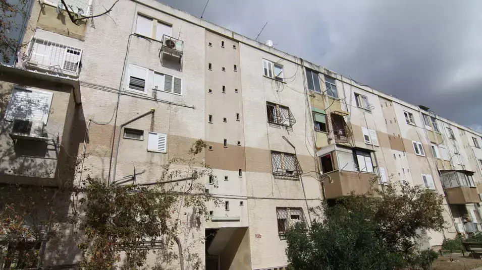 הבניין בו נמצאו גופותיהם של חטואלה קוזניצוב ובנה אלכס