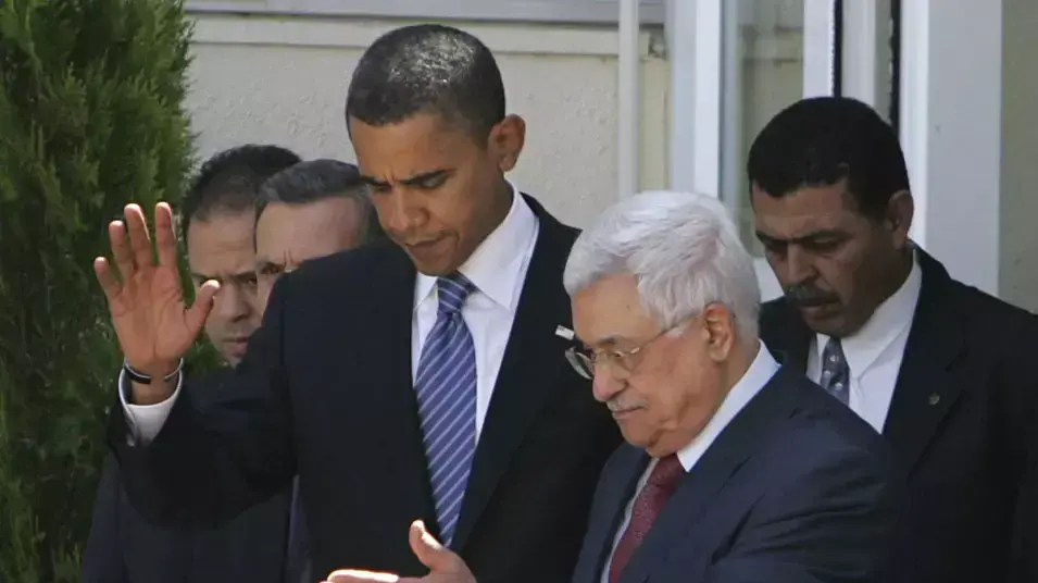 ברק אובמה ואבו מאזן, מרץ 2013