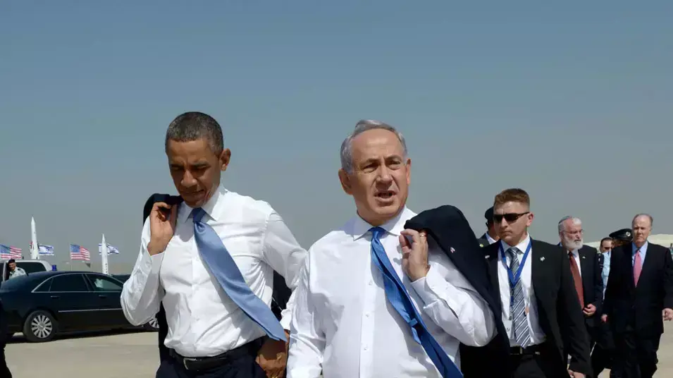 ברק אובמה ובנימין נתניהו בסיור בסוללת כיפת ברזל ברק אובמה ובנימין נתניהו בסיור בסוללת כיפת ברזל