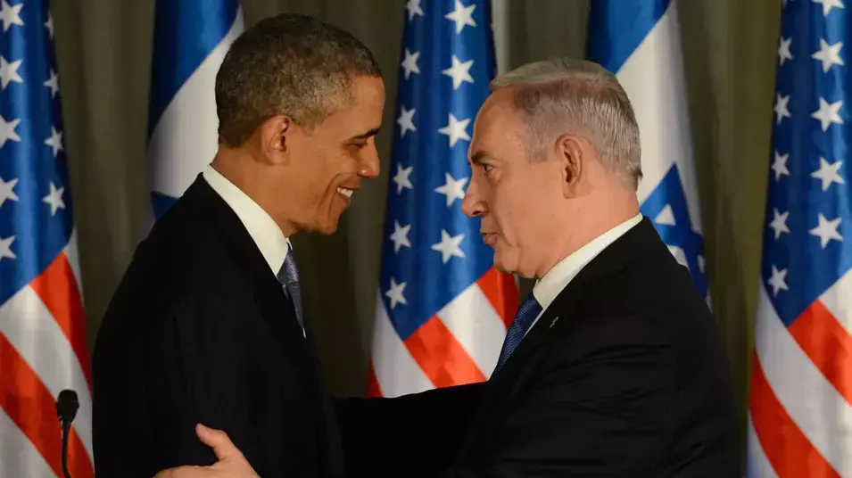 מסיבת עיתונאים בבית ראש הממשלה, בנימין נתניהו ונשיא ארצות הברית ברק אובמה, מרץ 2013
