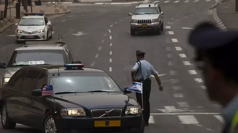 שיירת נשיא ארה"ב ברק אובמה בדרך לבית לחם, מרץ 2013 שיירת נשיא ארה"ב ברק אובמה בדרך לבית לחם, מרץ 2013