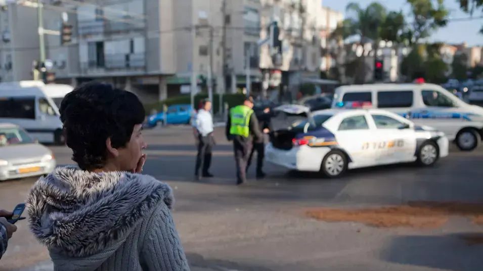 חשד לפגע וברח בהרצליה, גבר כבן 90 נהרג, 3 באפריל 2013
