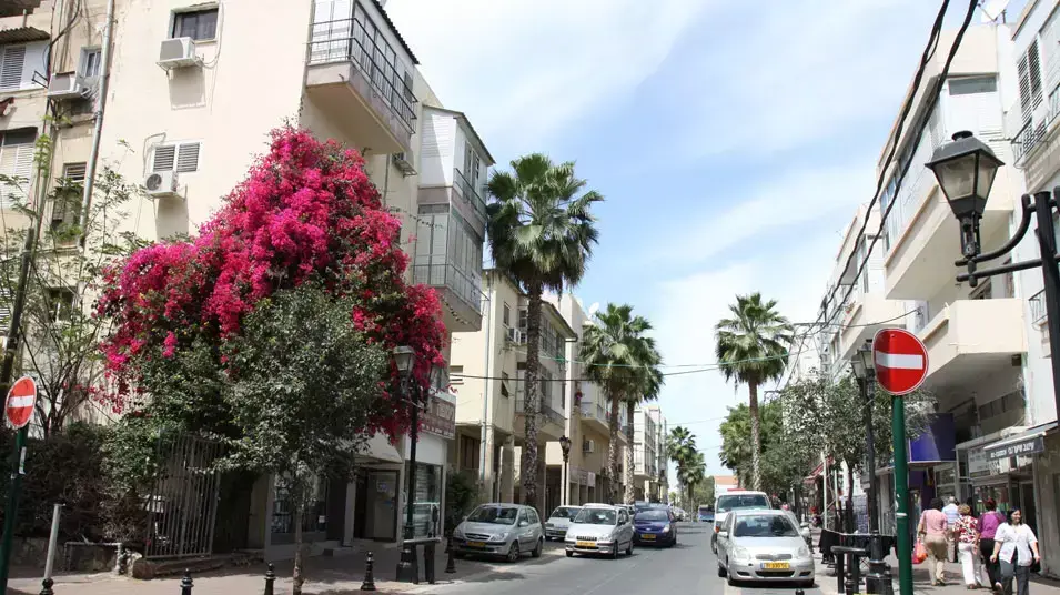 מעבר החציה בפתח תקווה בו נמצאה ילדה משוטטת לבדה, אפריל 2013 מעבר החציה בפתח תקווה בו נמצאה ילדה משוטטת לבדה, אפריל 2013