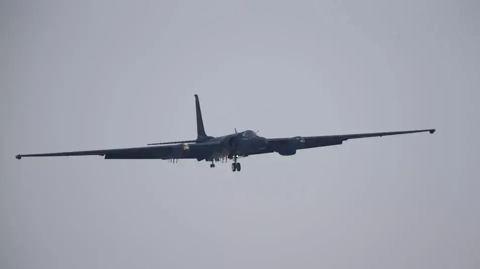 מטוס ריגול U-2 אמריקני בגבול בין דרום קוריאה לצפון קוריאה מטוס ריגול U-2 אמריקני בגבול בין דרום קוריאה לצפון קוריאה
