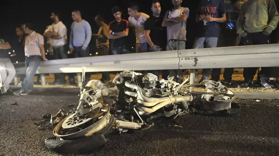 שני רוכבי אופנוע נהרגו בתאונה בצומת המוביל, אפריל 2013 שני רוכבי אופנוע נהרגו בתאונה בצומת המוביל, אפריל 2013