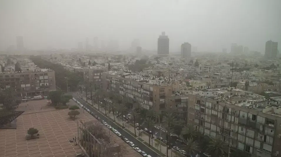 אובך בתל אביב, אפריל 2013 אובך בתל אביב, אפריל 2013