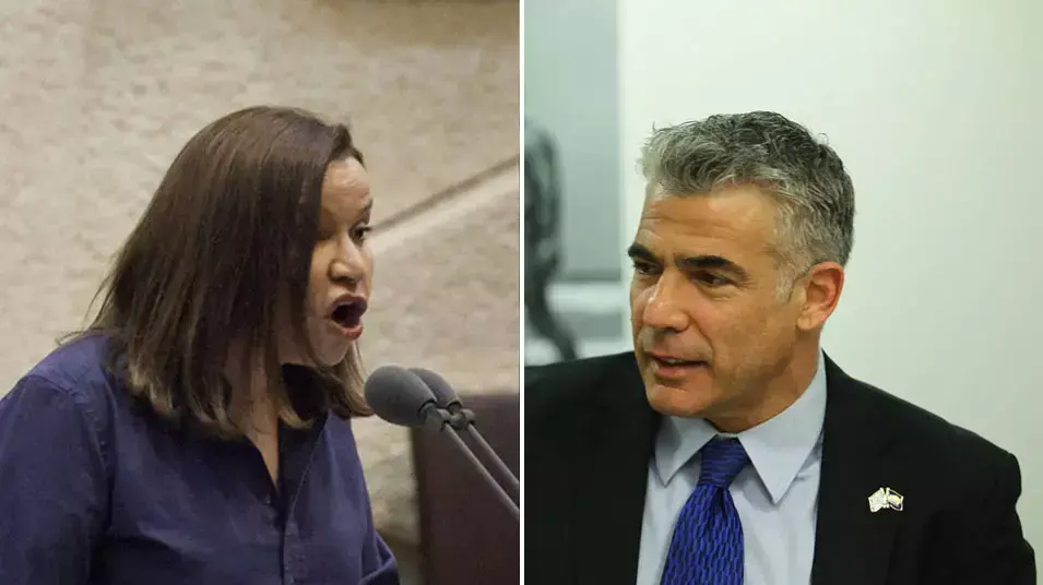 יאיר לפיד ושלי יחימוביץ' יאיר לפיד ושלי יחימוביץ'