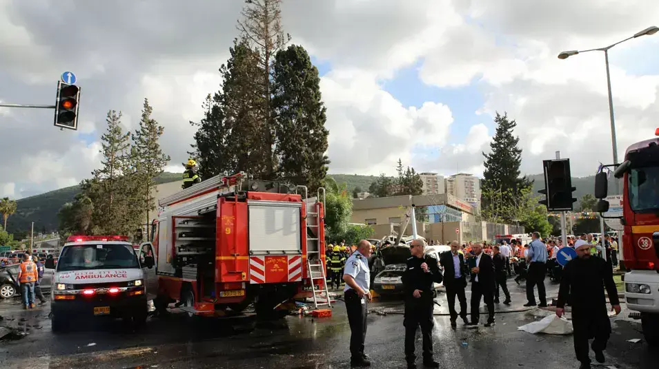 תאונה קשה בנשר תאונה קשה בנשר
